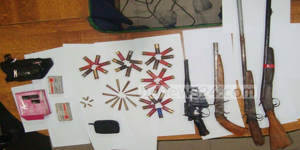 Guns, Bullets Seized from Juba Dal Leader’s Home in Lakshmipur